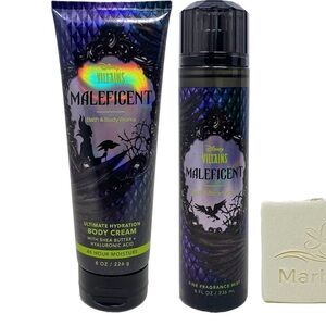 Bath & Body Works Maleficent Body Cream and Fragrance Mist 2pc Set Brand new
